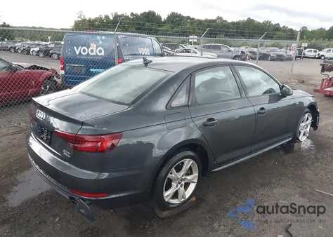 2018 Audi A4 2.0T Premium/2.0T Tech Premium from USA, damaged, VIN WAUDNAF47JA065147